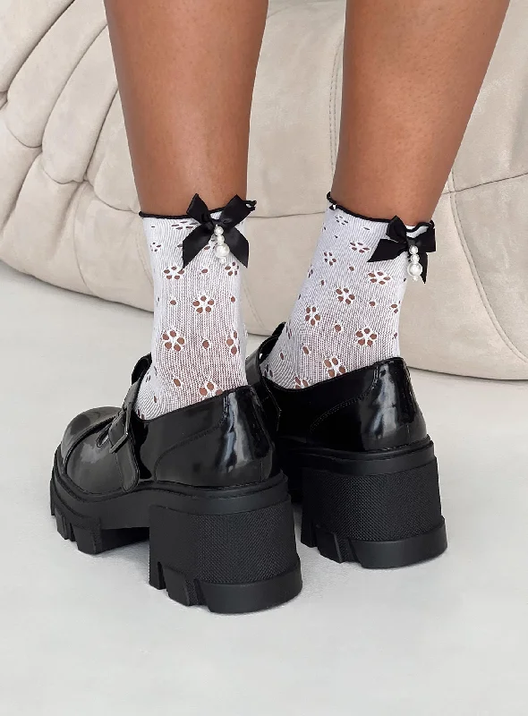 compression women tights for better blood circulationSawan Socks White