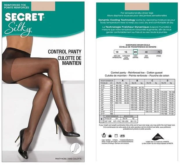 Secret Control Panty Pantyhose