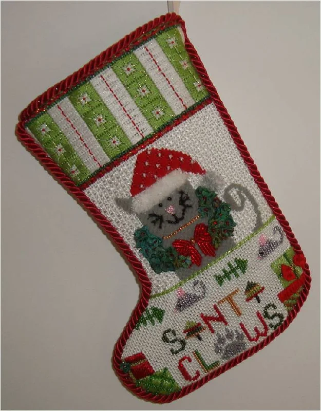 women tights for a winter wedding as a guestSMF Santa Claws Stocking