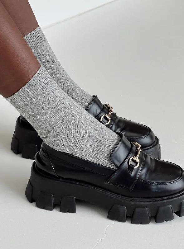 stirrup women tights for a unique styleSports Crew Ribbed Socks Grey