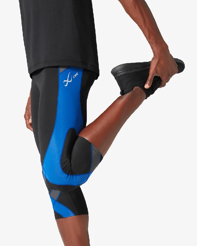 fleece - lined women tights for warmth in winterStabilyx Joint Support 3/4 Compression Tight: Men's Black/Grey/Blue fleece - lined women tights for warmth in winterStabilyx Joint Support 3/4 Compression Tight: Men's Black/Grey/Blue