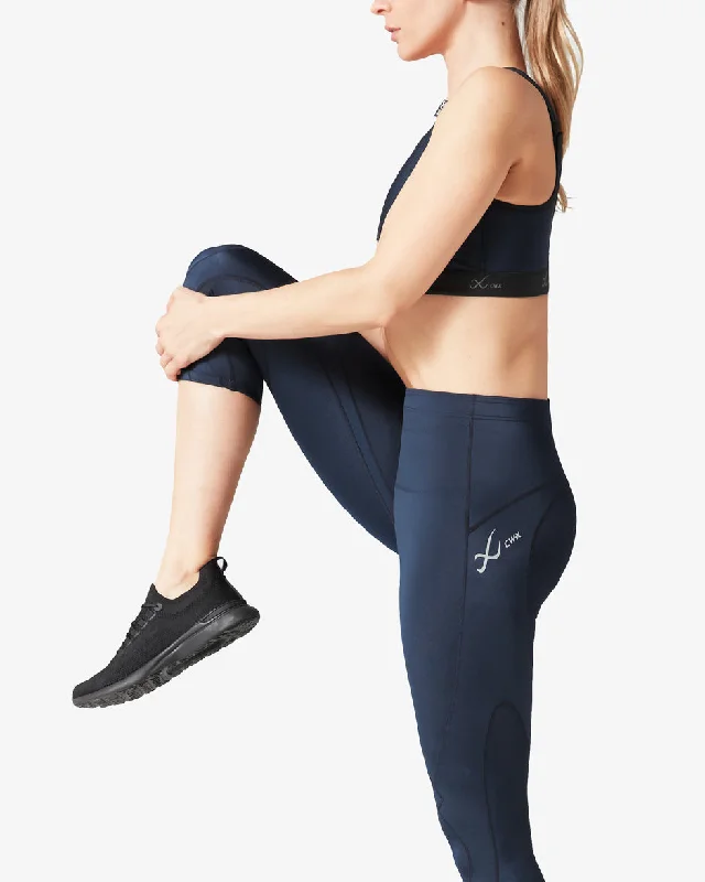 pastel - colored women tights for a soft aestheticStabilyx Joint Support 3/4 Compression Tight: Women's True Navy pastel - colored women tights for a soft aestheticStabilyx Joint Support 3/4 Compression Tight: Women's True Navy