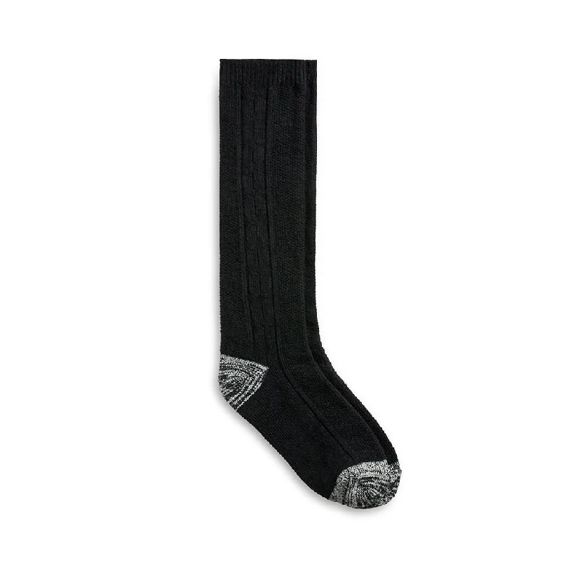 Party stockings for a night outTonal Twist Cable Knit Knee High Sock