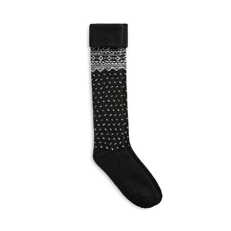 Breathable stockings for all - day comfortTurncuff Fairisle Knee High Sock