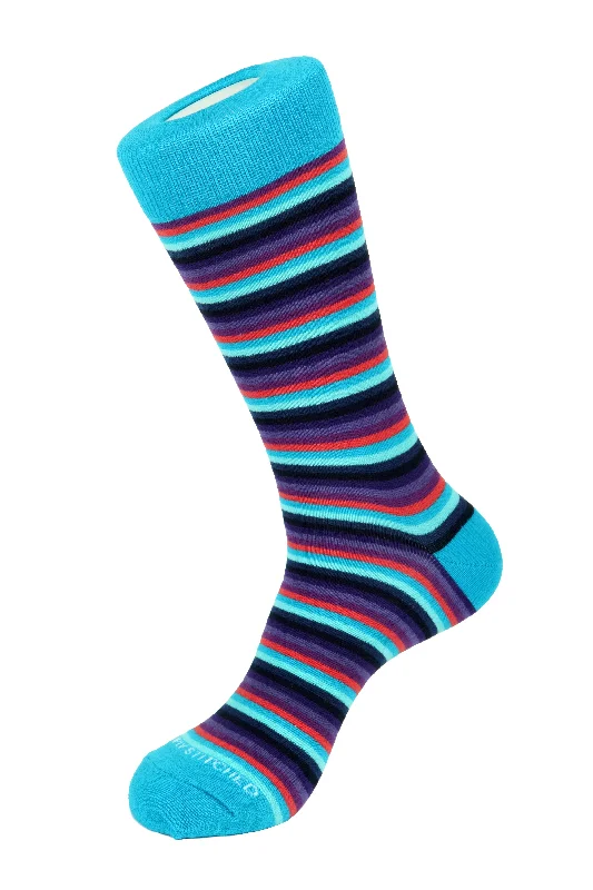 Compression stockings for improved blood circulation8 COLOR STRIPE