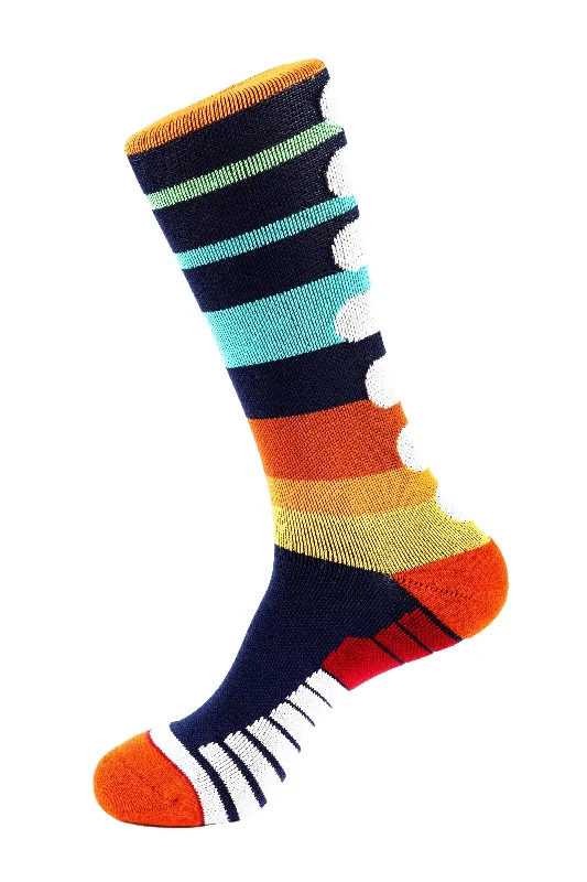 Olympia Stripe Athletic Socks