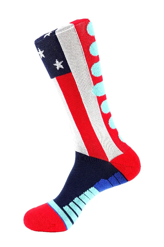 American Flag Athletic Socks