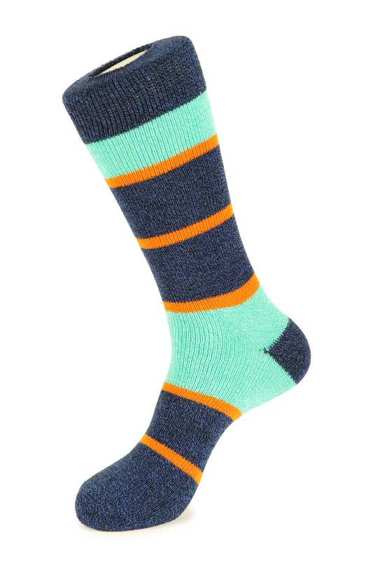 Cotton - blend stockings for breathabilityDouble Stripe