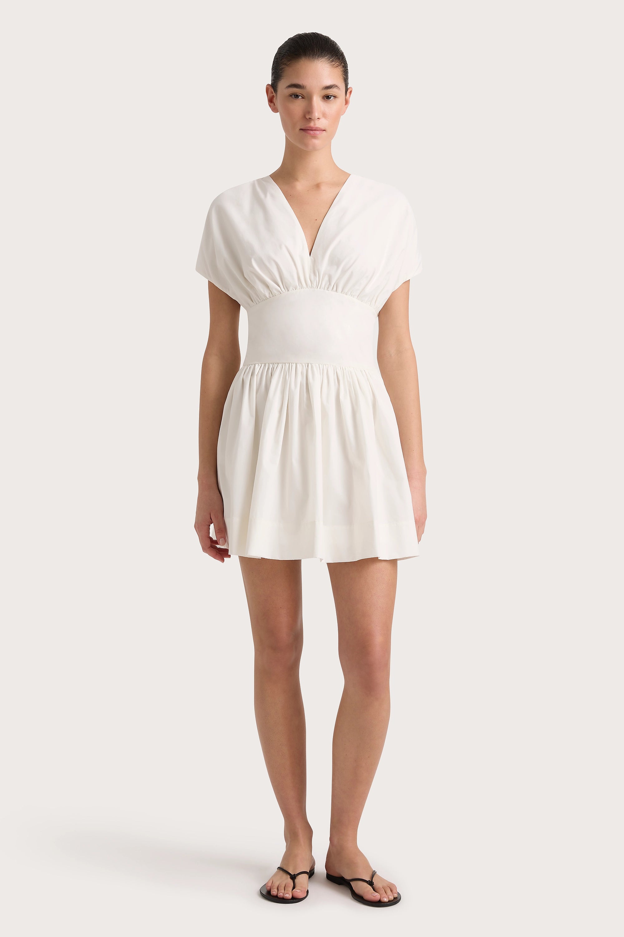 Mini dresses with mesh panels for a sexy and trendy lookAuve Mini Dress White