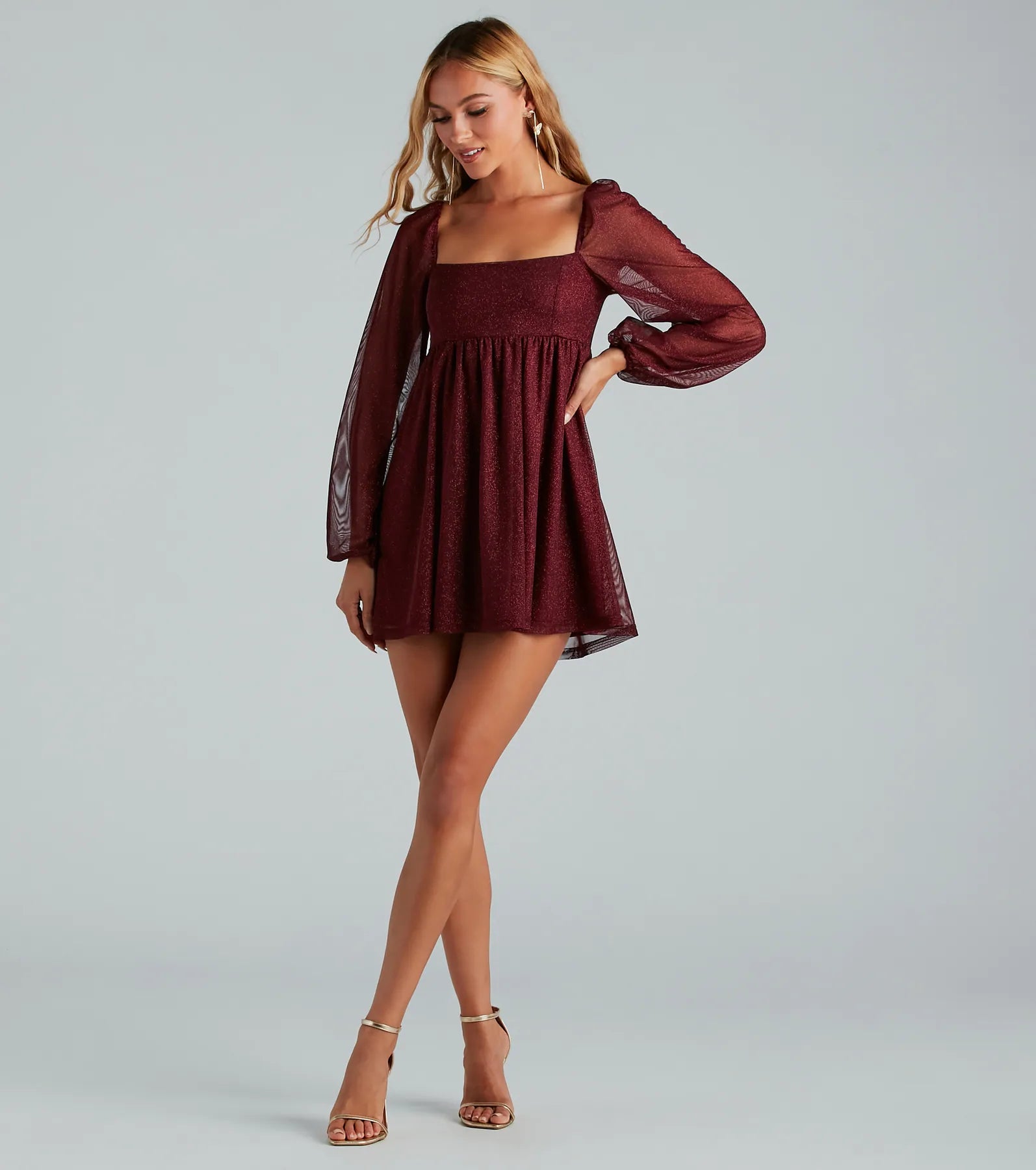 Mini dresses with abstract prints for an artistic lookCountless Shine Glitter Skater Dress Mini dresses with abstract prints for an artistic lookCountless Shine Glitter Skater Dress