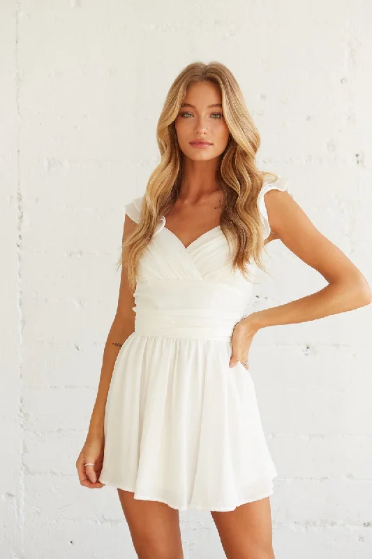 Mini dresses with one - shoulder designsDesiree Ruffle Mini Dress