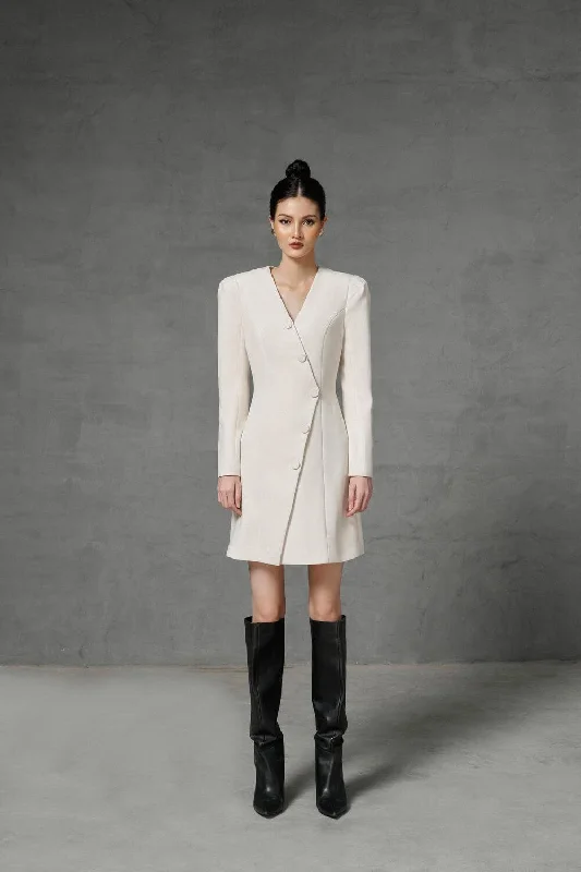 Mini dresses with embroidered details for a unique touchNeesa V-Neck Dress