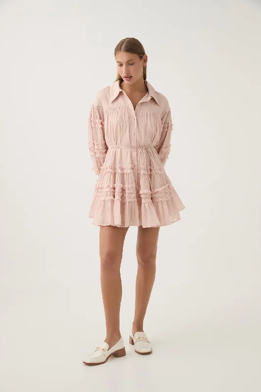 Mini dresses with bow accents for a sweet lookPastiche Tiered Mini Dress
