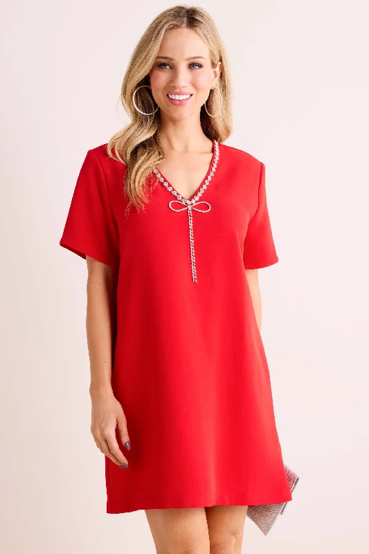 Christine Dress- Red