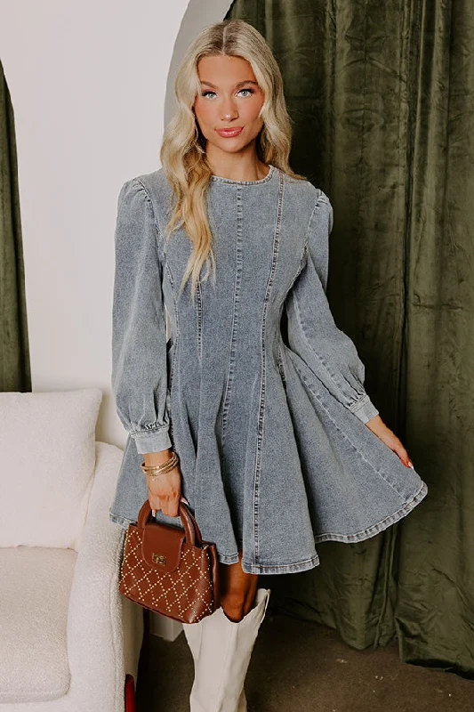 Denim Dreams Mini Dress