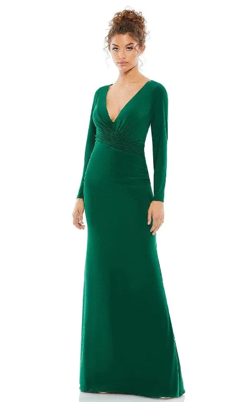 Ieena Duggal - 26573 V-Neck Sheath Gown