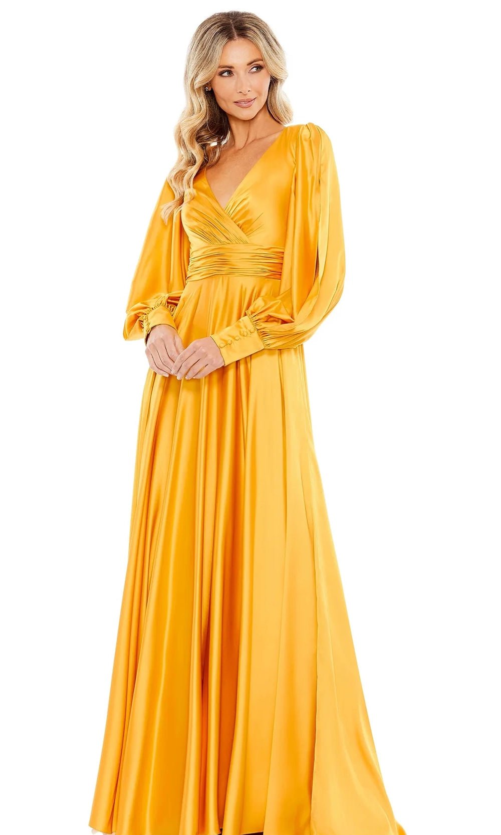 Ieena Duggal - 67847 Bishop Sleeve Gown