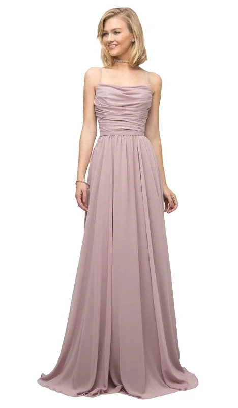 Ladivine UR136 - Empire Waist Sleeveless Bridesmaid Dresses