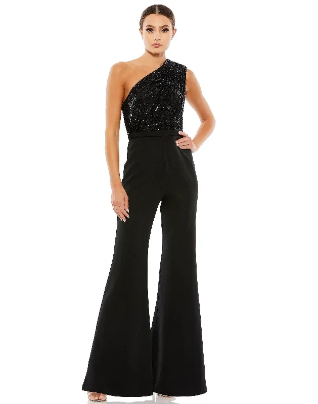 Mac Duggal 26716 Formal One Shoulder Jumpsuit