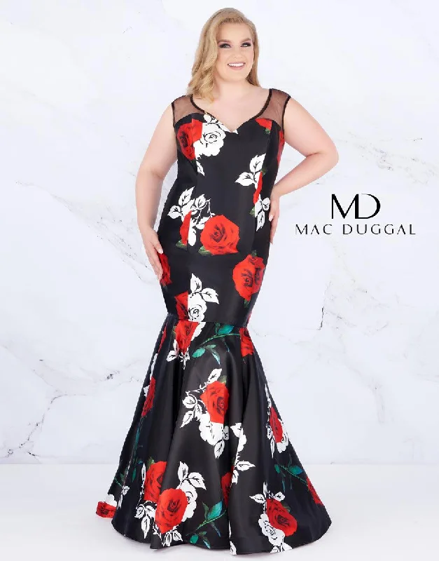 Mac Duggal Long Prom Dress Plus Size