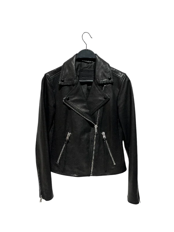 ALLSAINTS/Leather Jkt/XS/Leather/BLK/