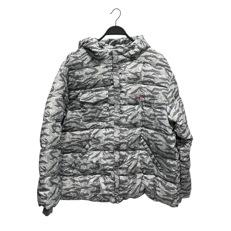 Water - resistant women's trench coats with adjustable cuffs for rainy daysSIBERIA HILLS/Puffer Coat/L/All Over Print/Nylon/GRY/ Water - resistant women's trench coats with adjustable cuffs for rainy daysSIBERIA HILLS/Puffer Coat/L/All Over Print/Nylon/GRY/