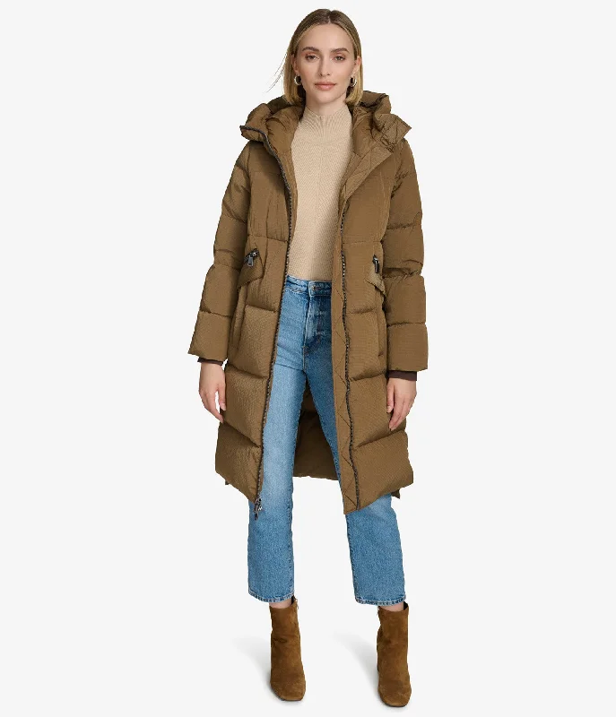 Plus size women's wool blend coats for a warm and stylish winterPalma Puffer