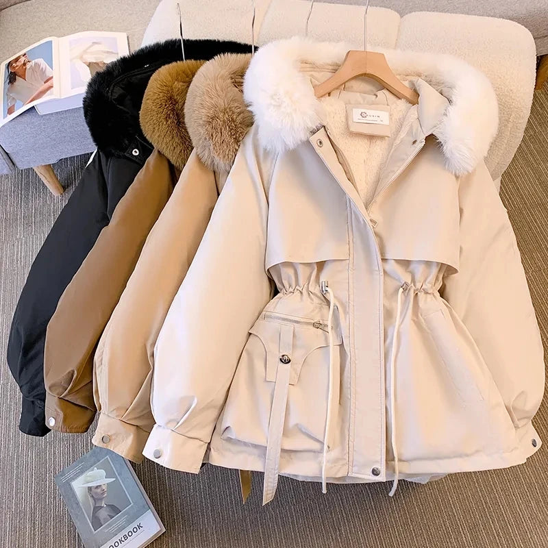 Women's longline double - breasted camel coats for a sophisticated lookDetachable Pai Overcomes Women's Winter 2024 New Casual Down Cotton Women's longline double - breasted camel coats for a sophisticated lookDetachable Pai Overcomes Women's Winter 2024 New Casual Down Cotton
