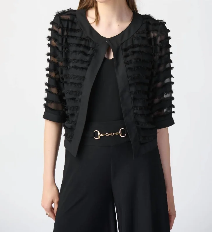 Quilted down women's coats with removable hoods for outdoor activitiesEvening Jacket In Black