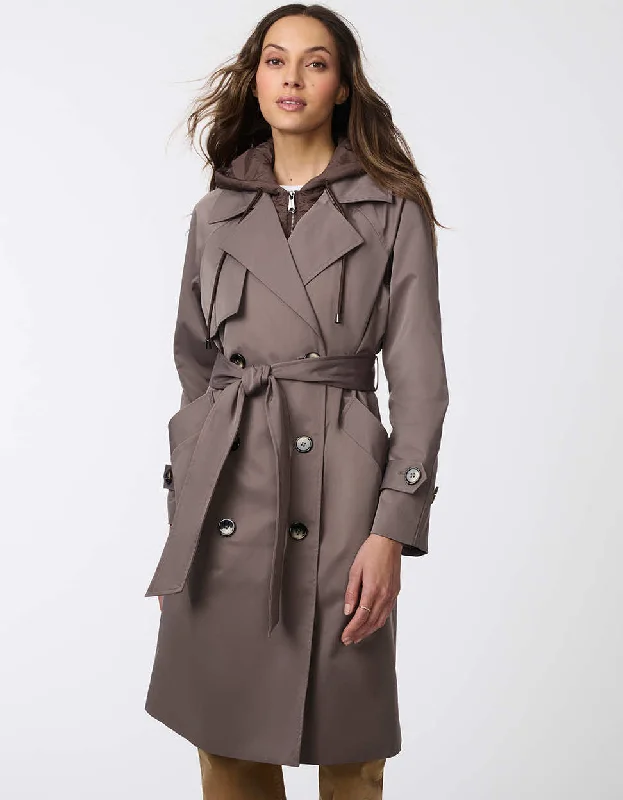 Women's reversible down coats with two - tone designs for versatile stylingVersa Trench Coat Women's reversible down coats with two - tone designs for versatile stylingVersa Trench Coat