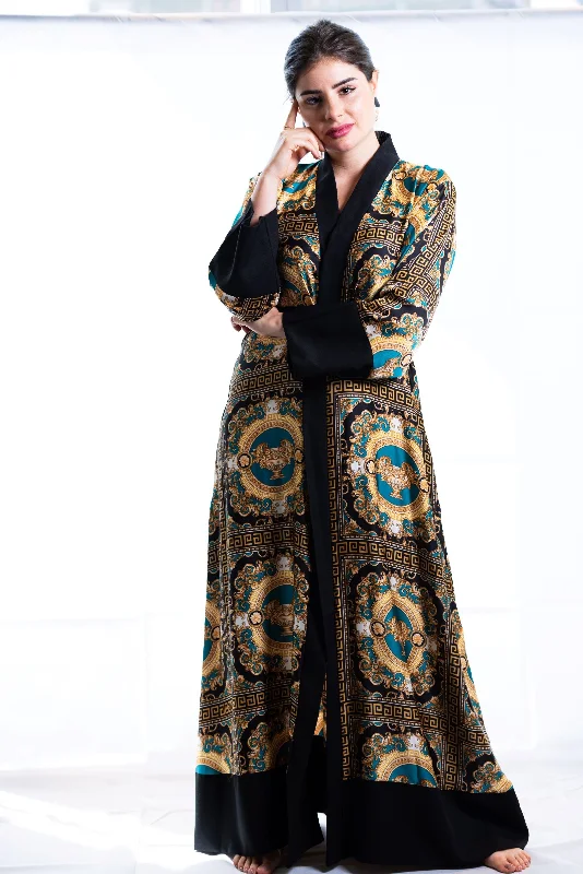 women robes for a beach vacation as cover - upsAndrea Satin Kimono Robe