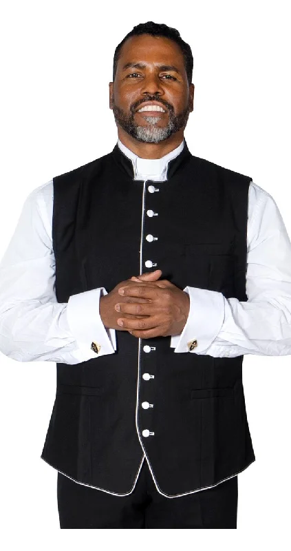 women robes with a nautical - themed patternClergy Vest For Preacher Pastor