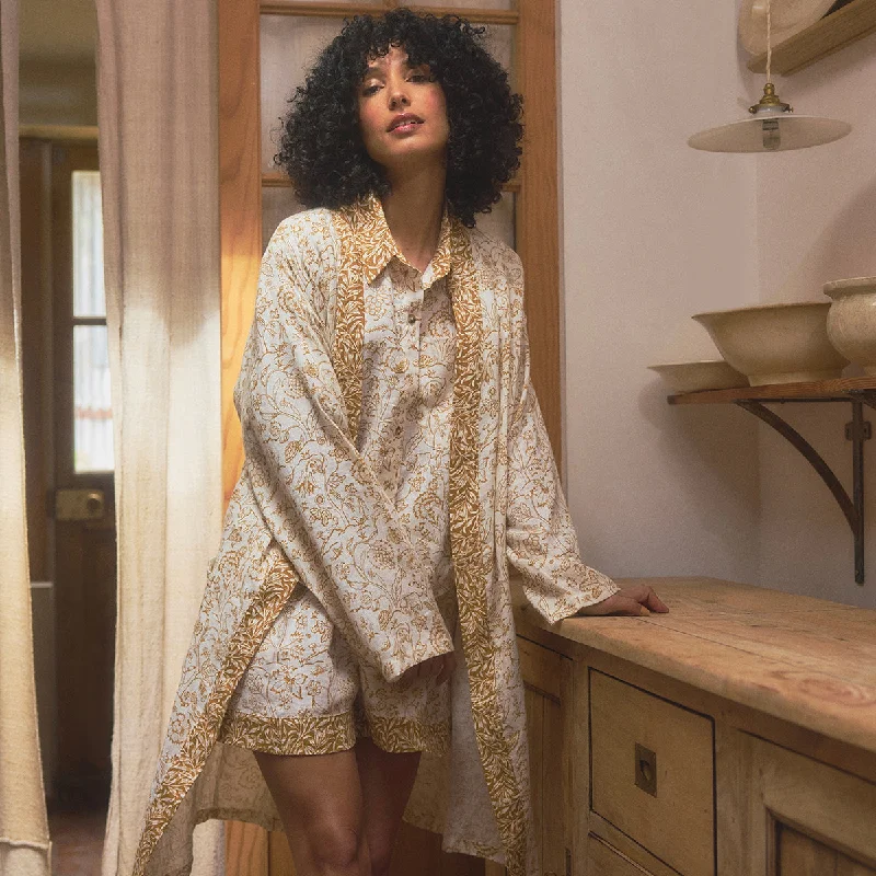 women robes with a sheer panel for a touch of allureErnest White Middlemore Linen Robe women robes with a sheer panel for a touch of allureErnest White Middlemore Linen Robe