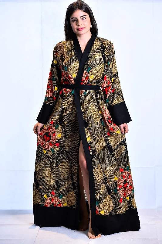 women robes for a work - from - home loungewear optionInniria cotton kimono robe