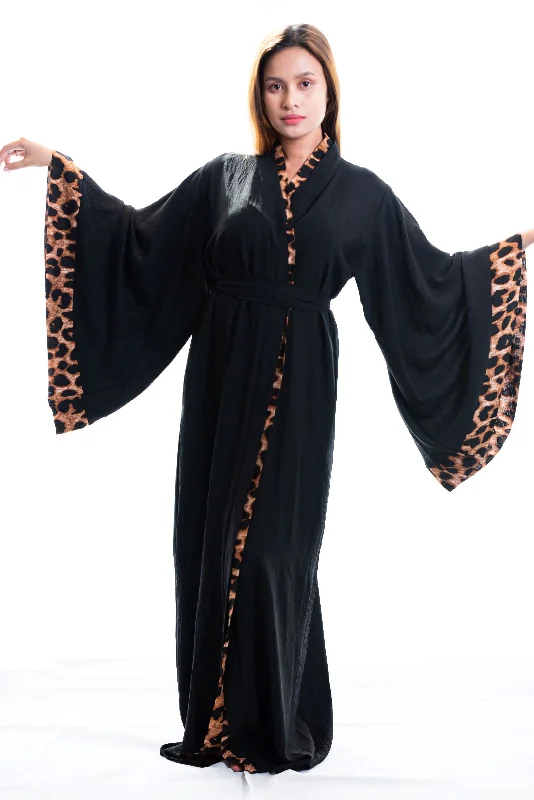 women robes for a formal - wear undergarment optionKaily Cotton Kimono Robe