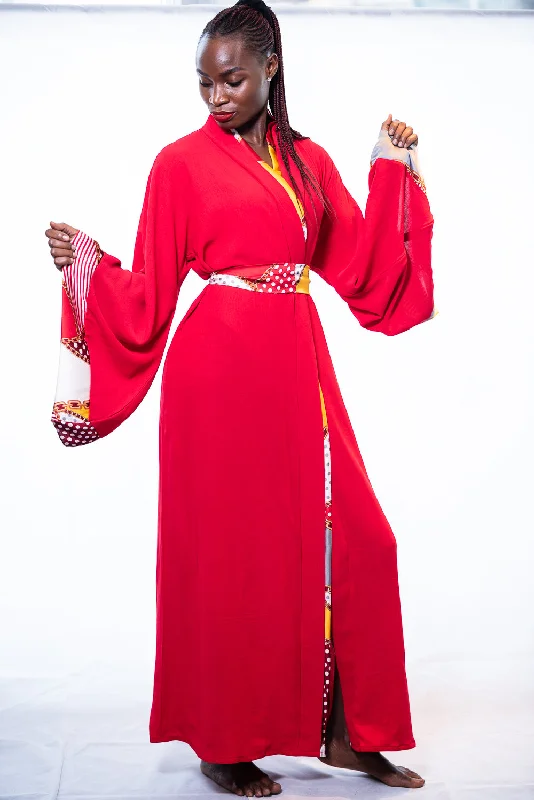 women robes with moisture - wicking fabricYuri cotton kimono robe