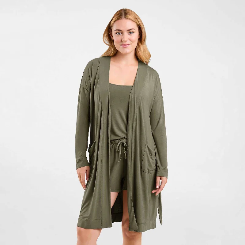 women robes for a hotel stay convenienceLounge Robe | Olive