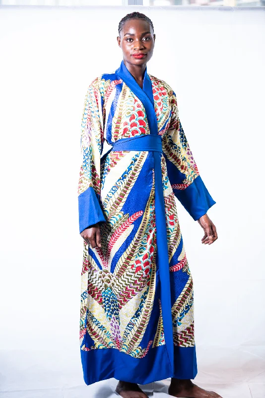 women robes with a faux - fur trim for a luxurious feelNoelia Silk kimono robe