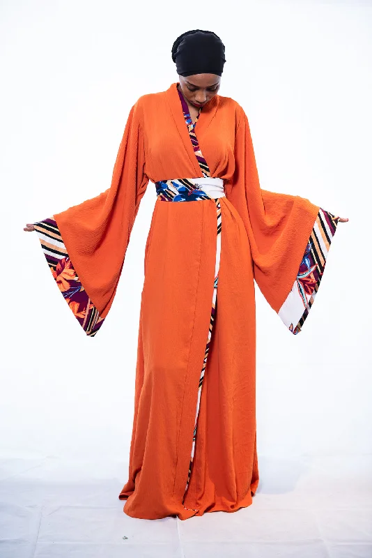 satin women robes for a smooth feelTessa Kimono robe