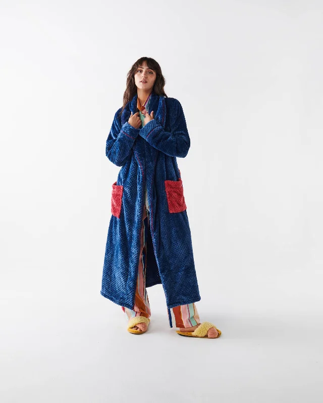 wrap - around women robes with adjustable beltsThe Plunge Cosy Robe