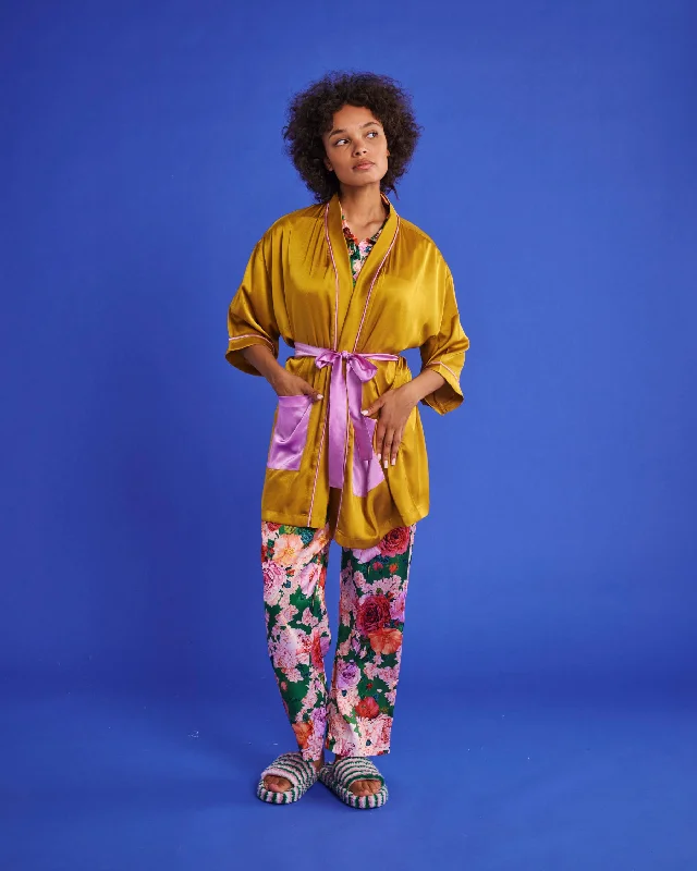 women robes for a spa - like experience at homeVaVaVoom Satin Robe