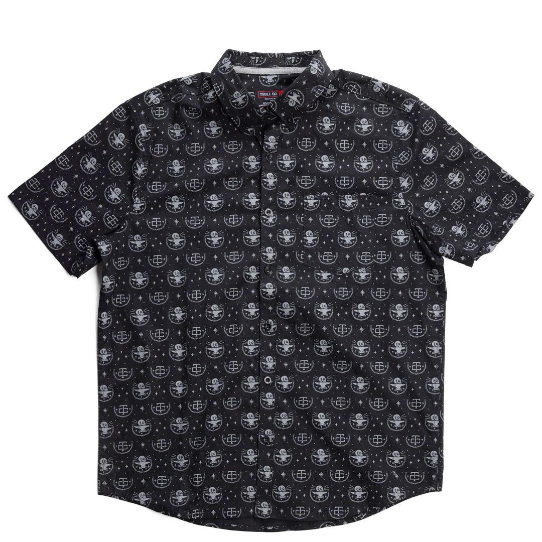 Bowen Button Down - Black & Grey