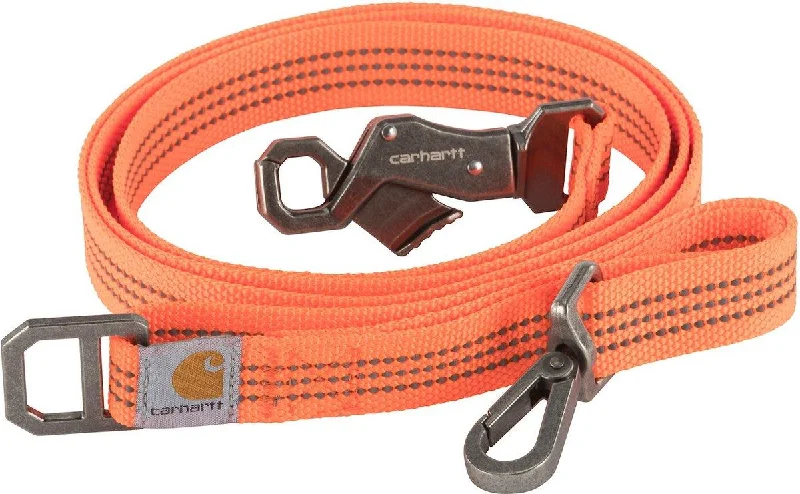 Nylon Duck Dog Leash - Orange