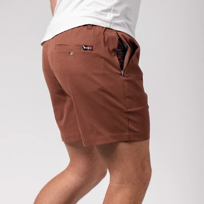 Cargo Women Shorts with Multiple Pockets for FunctionalityDaily Short (Casual Stretch) - Clay 5.5" & 7" Cargo Women Shorts with Multiple Pockets for FunctionalityDaily Short (Casual Stretch) - Clay 5.5" & 7"