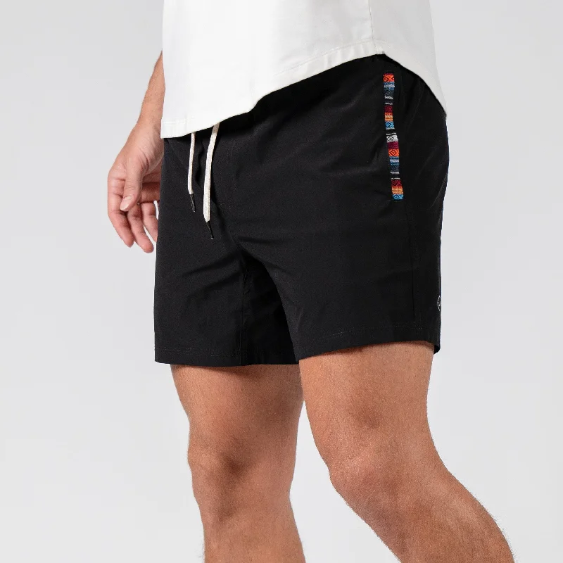 Tie - Waist Women Shorts for a Customizable FitFlow 2.0 Short (Athletic) - Jet 5.5" & 7" Tie - Waist Women Shorts for a Customizable FitFlow 2.0 Short (Athletic) - Jet 5.5" & 7"