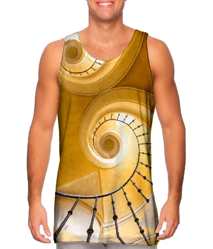 Scoop Neck Women's Linen Blend Tank Tops for SummerGolden Spiral