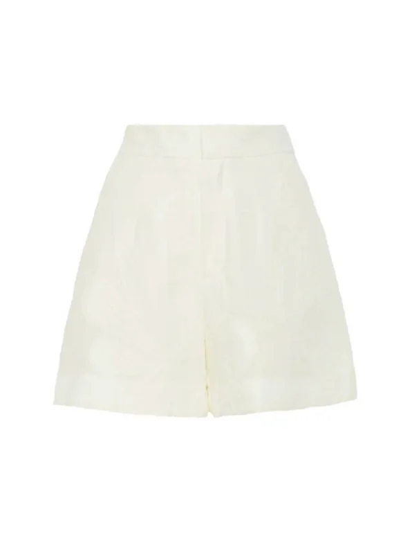 Cuffed Women Shorts for a Laid - Back and Trendy LookGood Butt Short In Pinapple Lace Cuffed Women Shorts for a Laid - Back and Trendy LookGood Butt Short In Pinapple Lace