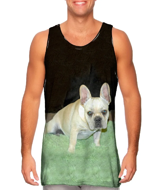 V - Neck Women's Moisture - Wicking Tank Tops for RunningGrassy Pug