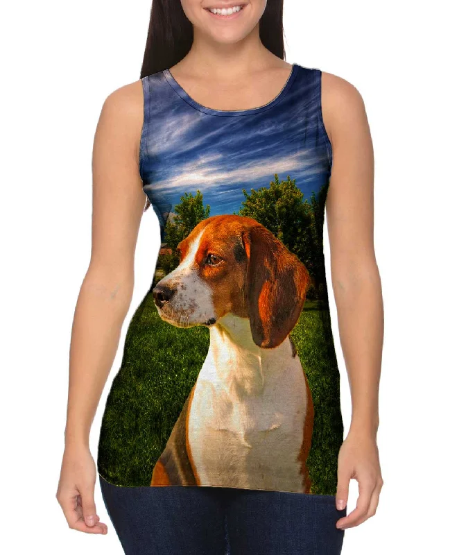 Plus Size Women's Side - Slit Tank Tops in Metallic ShadesGreat American Beagle