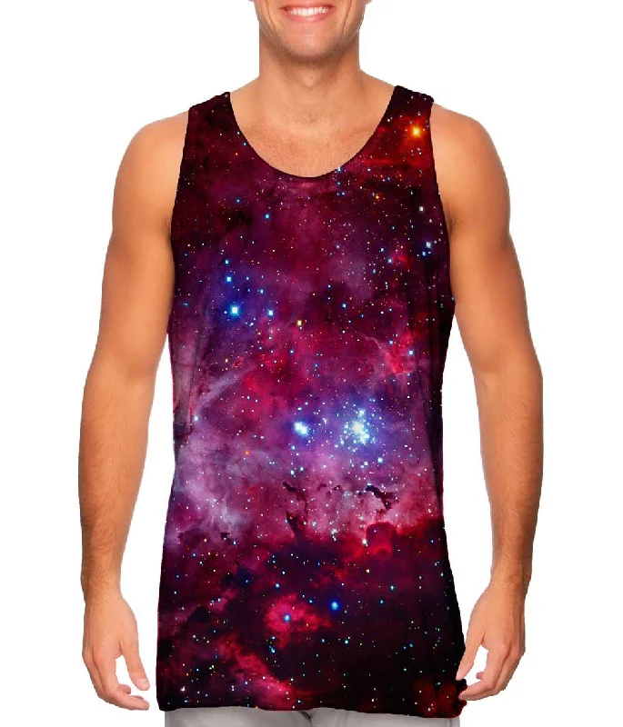 Plus Size Women's Embroidered Tank Tops in Boho StylesGreat Carina Nebula Pink Space Galaxy Plus Size Women's Embroidered Tank Tops in Boho StylesGreat Carina Nebula Pink Space Galaxy